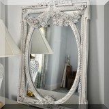 D05. Carved mirror 36”h x 24”w 